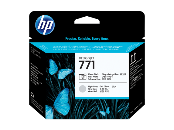 HP tlačová hlava č. 771, fotografická čierna / svetlosivá