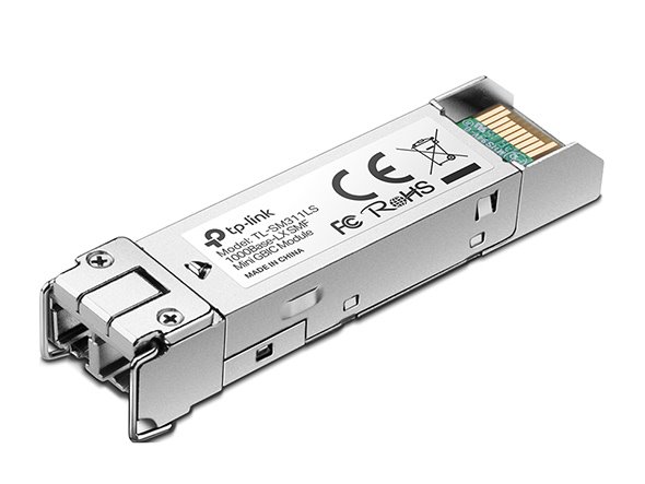 TP-LINK TL-SM311LS Gigabit SFP Module, Single-mode, MiniGBIC, LC Interface, Up to 10km Distance