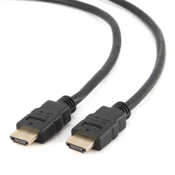 Gembird kábel HDMI High speed (M - M), pozlátené konektory, 1.8 m, čierny