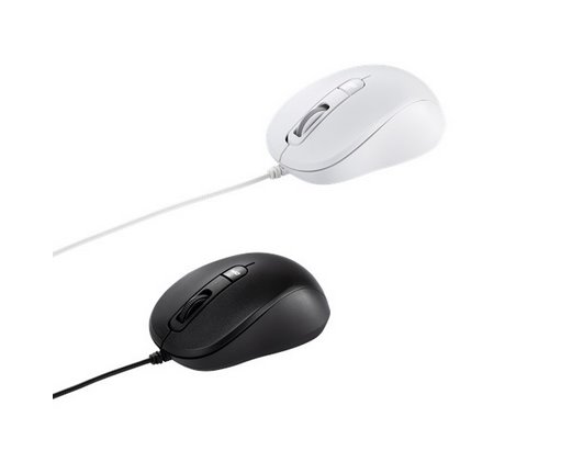 ASUS MOUSE MU101C white - optická drôtová myš; biela