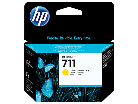 HP náplň č. 711 žltá, 29 ml