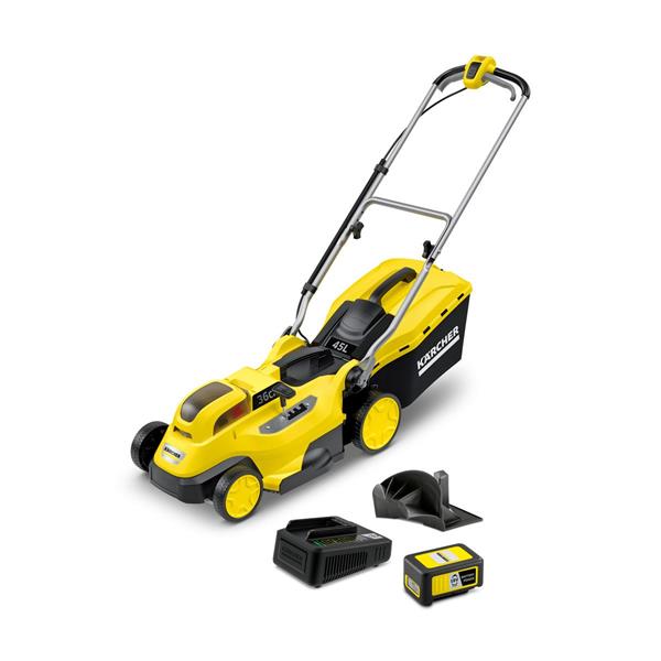 Kärcher LMO 18-36 Battery Set sekačka na trávu,  akumulátorová,  4000 rpm,  45 l,  Li-Ion baterie 5 Ah