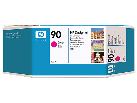 HP No. 90 Magenta Ink Cartridge (400 ml)