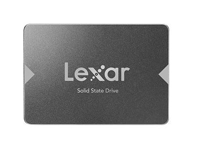 256GB Lexar® NS100 2.5” SATA (6Gb/s) Solid-State Drive, up to 520MB/s Read and 440 MB/s write