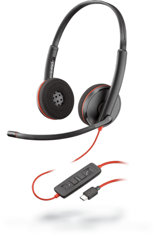 Poly Plantronics BLACKWIRE 3220 headset Stereo, USB-C