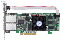 ARECA 8port SAS/SATA (6Gb/s) (2x SFF-8088) Externí, 512MB,RAID 0,1,5,6/PCI-E x8, LP