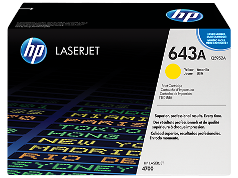 HP Color LaserJet YELLOW Print Cartridge for CLJ4700 10.000p