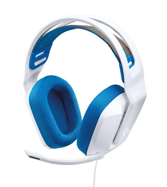 Logitech® G335 Wired Gaming Headset-WHITE-3.5 MM