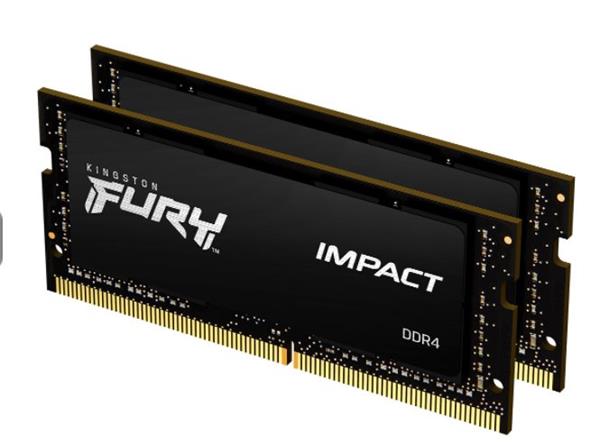 DDR 4   16 GB 3200MHz . SODIMM CL20 ..... Kingston FURY Impact (2x8GB)