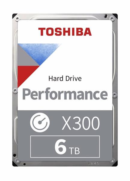 Toshiba HDD Desktop X300 6TB, 3,5", 7200rpm, 256MB, SATA 6GB/s