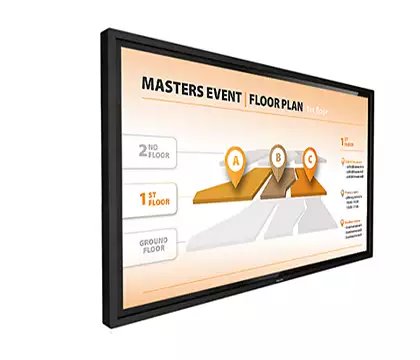 43" D-LED Philips 43BDL3452T-UHD, IPS, 400c, IR, 18/ 7