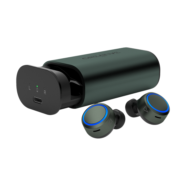 Creative OUTLIER AIR V3, True Wireless Bluetooth slúchadlá do uší v nabíjacej kazete