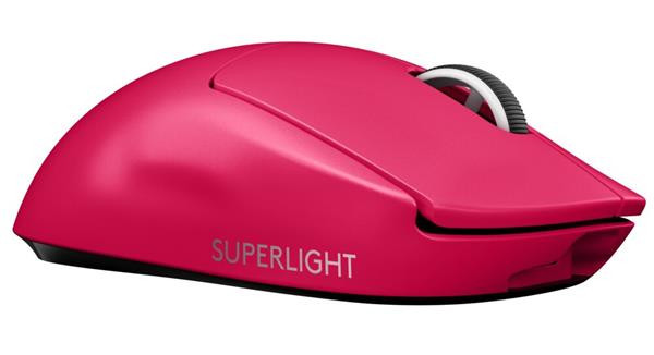 Logitech® G PRO X SUPERLIGHT Wireless Gaming Mouse - MAGENTA - 2.4GHZ - N/A - EER2