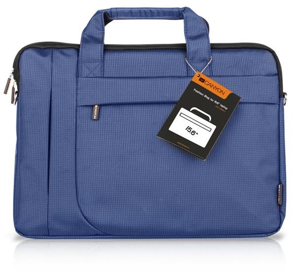 Canyon CNE-CB5BL3, štíhla taška na notebook do veľkosti 15.6", modrá