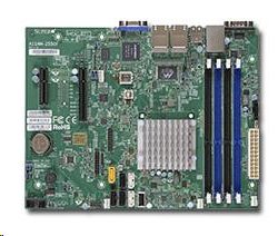 Supermicro  uATX MB Atom C2758 8-core (20W TDP), 4x DDR3 ECC, 2xSATA3, 4xSATA2, (1,1 x PCI-E x8,x4), 4xLAN, IPM