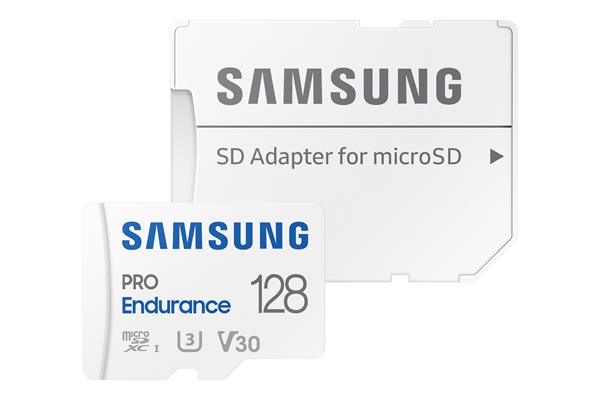 128 GB . microSDXC karta Samsung PRO Endurance + SD adaptér