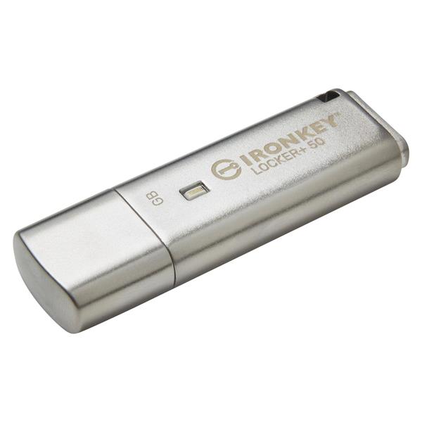 Kingston 16GB IKLP50 IronKey Locker+ 50 AES USB,  s 256bitovým šifrovaním