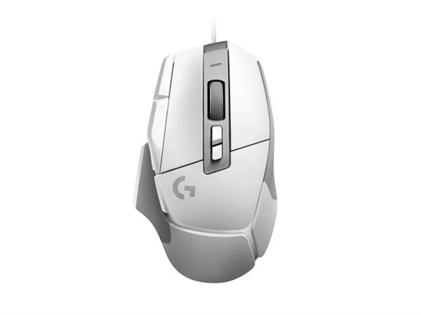 Logitech G502 X - hráčska myš, USB - biela