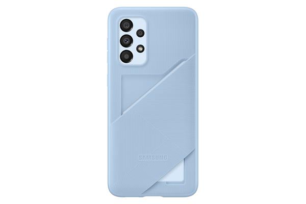 Samsung zadný kryt s kapsou na kartu pre A33 5G, modrý