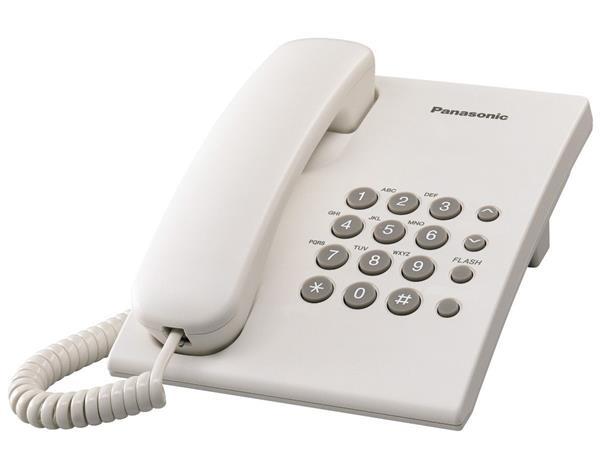 Panasonic KX-TS500FXW jednolinkovy telefon - biely