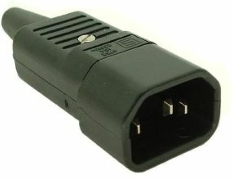 Konektor C14 IEC320 10A, samec