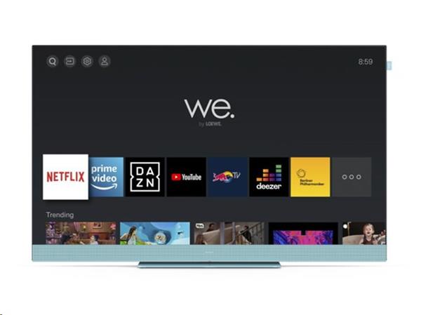 WE. SEE By Loewe TV 43', SteamingTV, 4K Ult, LED HDR, Integrated soundbar, Aqua Blue