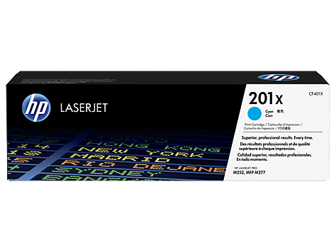 CF401X Azúrová tonerová kazeta HP201X LaserJet