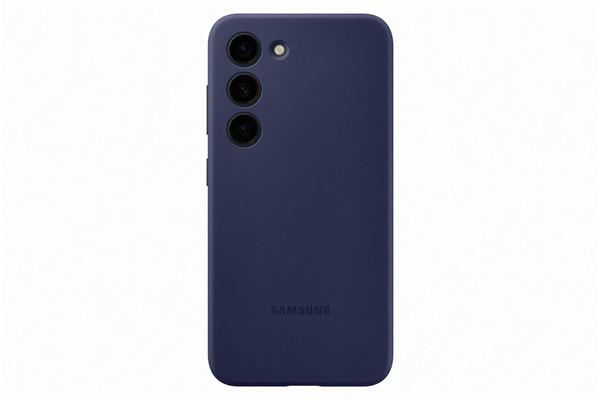 Samsung Silikónový zadný kryt pre Samsung Galaxy S23+, tmavo-modrý