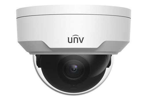 UNIVIEW IP kamera 3840x2160 (4K UHD), až 30 sn/s, H.265, obj. 2,8 mm (112,9°), PoE, Mic., IR 30m, WDR 120dB, ROI, korido