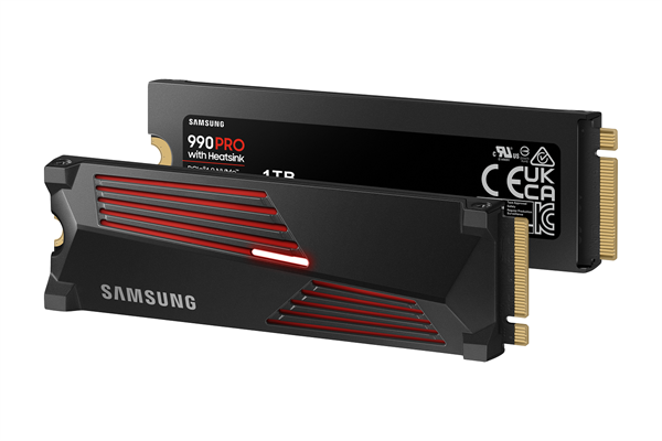 Samsung SSD 990 PRO Series 1TB M.2 PCIe, r7450MB/s, w6900MB/s, s chladičom