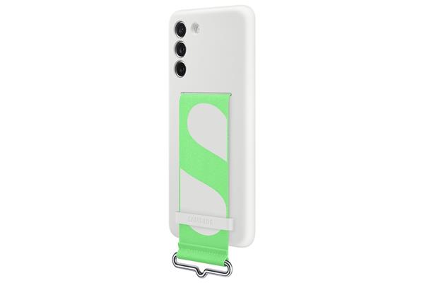 Samsung silikónový kryt s pútkom pre S21 FE, biely