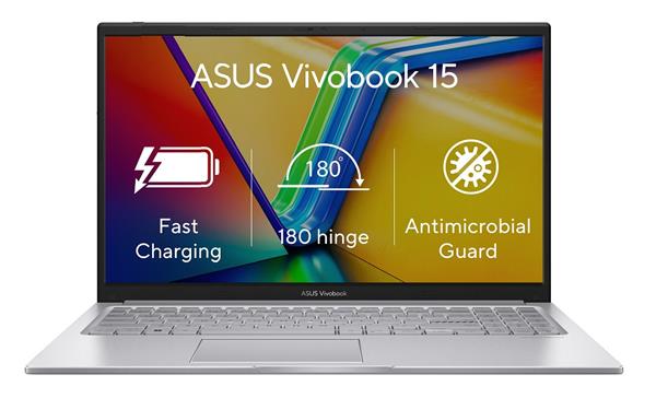 ASUS Vivobook 15 X1504ZA-BQ137W, i3-1215U, 15.6˝ 1920x1080 FHD, UMA, 8GB, SSD 512GB, W11H strieborny. mys