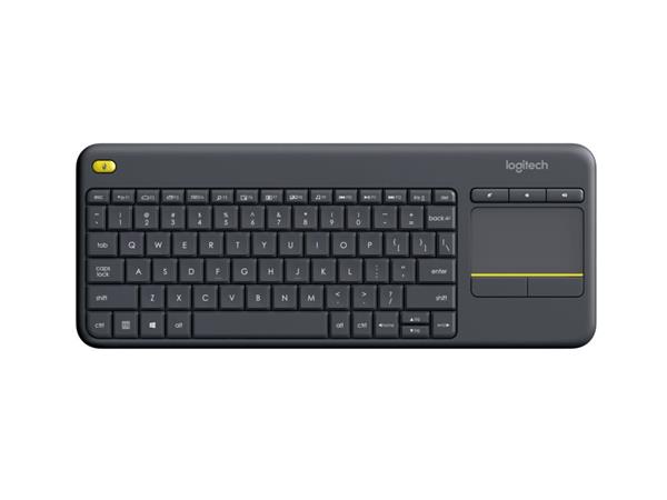 Logitech® K400 Plus Wireless Touch Keyboard Black, SK/CZ