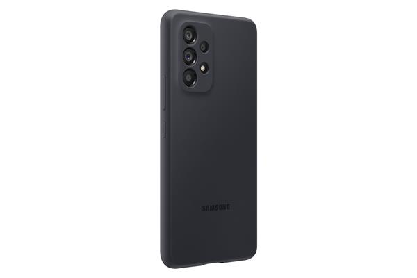 Samsung silikónový zadný kryt pre A53 5G, čierny