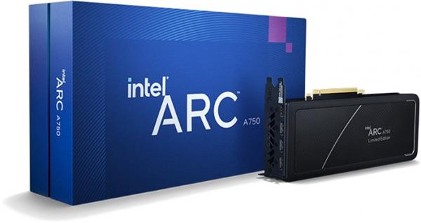Intel® Arc™ A750 Graphics 8GB GDDR6, 254bit, 3xDP, 1xHDMI, PCIe, aktivne chladenie
