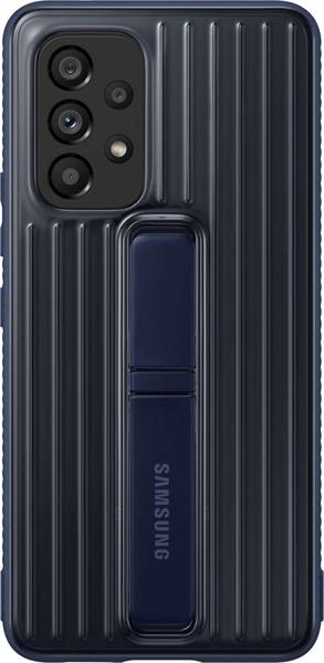 Samsung tvrdený ochranný zadný kryt so stojančekom pre A53 5G, modrý