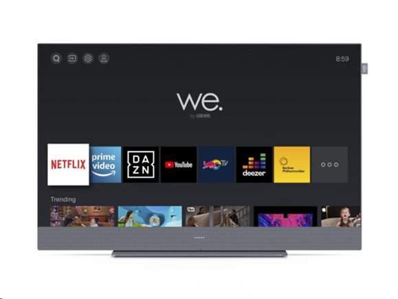 We by Loewe We.SEE 32, Smart TV, 32' LED, Full HD, HDR, Integrated soundbar, Storm Grey