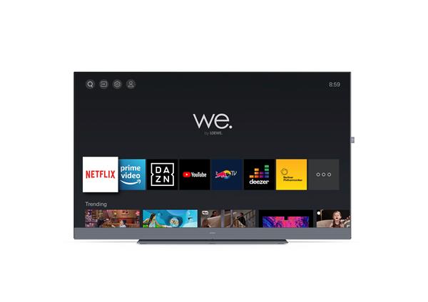 We by Loewe We.SEE 50, Smart TV, 50" LED, 4K Ultra HD, HDR, Integrated soundbar, Storm Grey