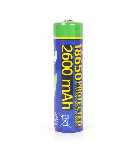 Gembird Lithium-ion 18650 battery, protected, 2600 mAh