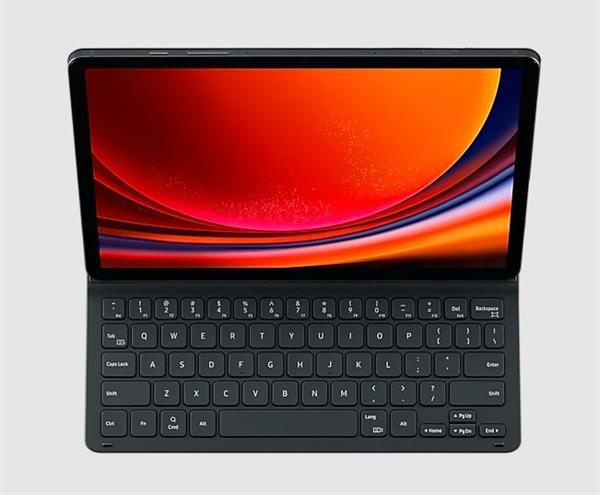 Samsung ochranné kryt s klávesnicou pre Tab S9+ S9 FE+, čierne