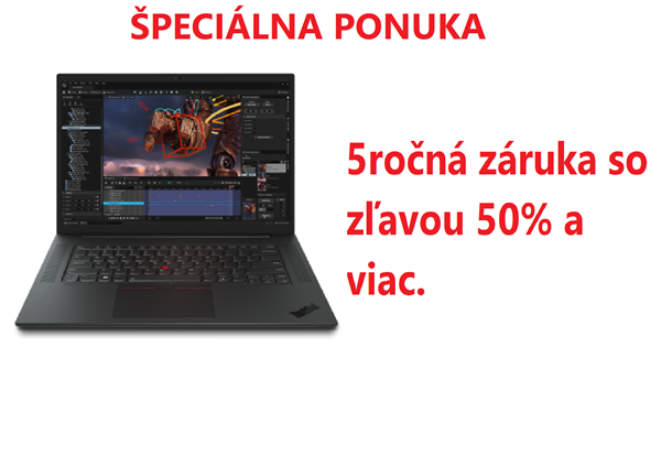 Lenovo TP P1 G6, i7-13700H, 16.0˝ 1920x1200 WUXGA, RTX A1000/6GB, 16GB, SSD 512GB, W11Pro, matný, 3y PS