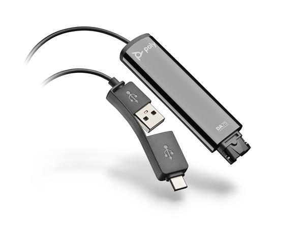 Plantronics USB adaptér na pripojenie náhlavnej súpravy k počítaču (DA75)