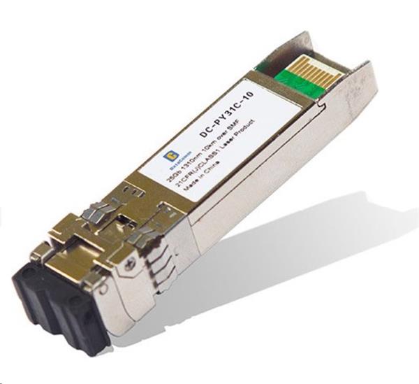 SFP28 transceiver 10/ 25Gbps, MM, 850nm,100m (OM4), 3,3V,LC Duplex,0 až 70°C, DDM, Fortinet kompatibilní