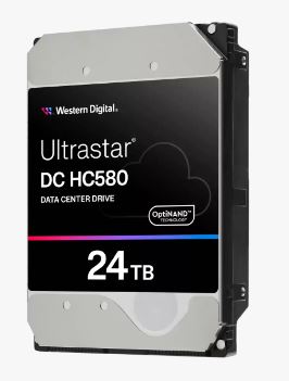 Western Digital Ultrastar DC HC580 3, 5" HDD 24TB 7200rpm SATA 6Gb s 512MB