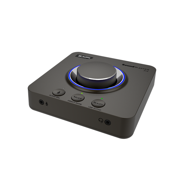 Creative Sound Blaster X4, zvuková karta 7.1, Super X-Fi, DAC prevodník a slúchadlový zosilňovač, USB, externá