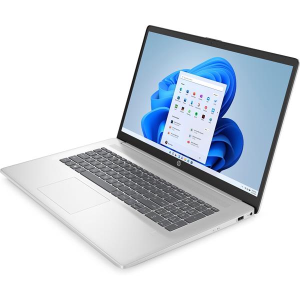 HP 17-cn4002nc, Core 3-100U, 17.3 1920×1080/IPS/300n, UMA, 16GB, SSD 512GB, W11H, 2-2-0, Natural Silver