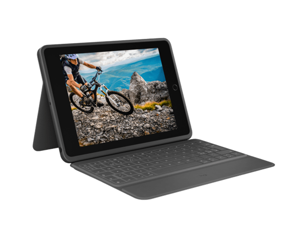 Logitech® Rugged Folio for iPad (7th, 8th and 9th gen) - GRAPHITE - UK - INTNL