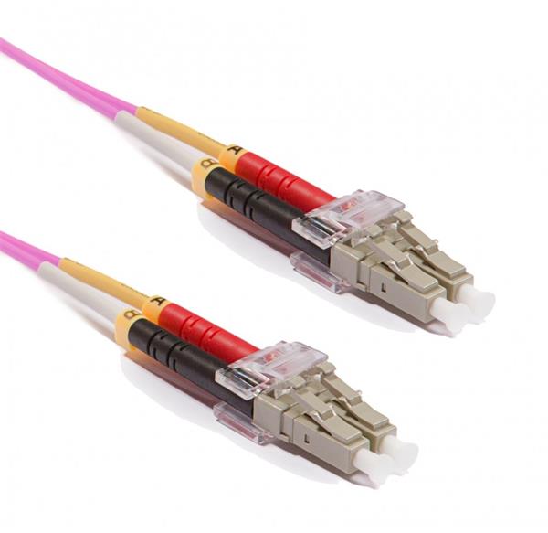 KELine Optický  duplex kabel, MM 50/125, OM4, LC/LC, LSOH, 2m