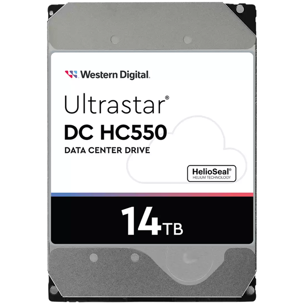 Western Digital Ultrastar DC HC550 (3.5’’, 14TB, 512MB, 7200 RPM, SAS 12Gb/s, 512E SE NP3)