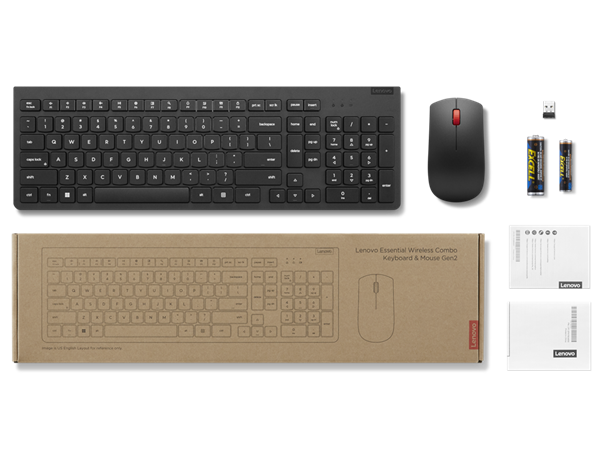 Lenovo Essential Wireless Keyboard and Mouse Combo Gen2 - slovenska klavesnica & mys